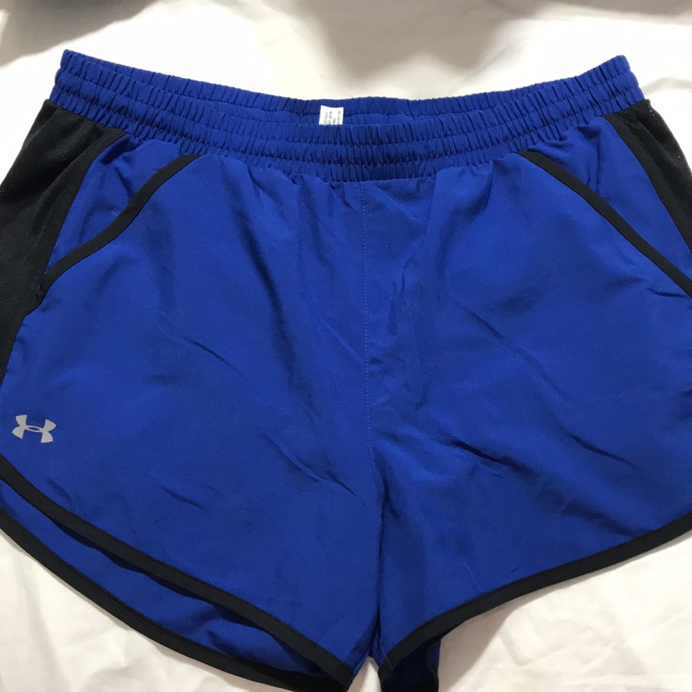 Blue Under Armour Running Shorts with Pockets